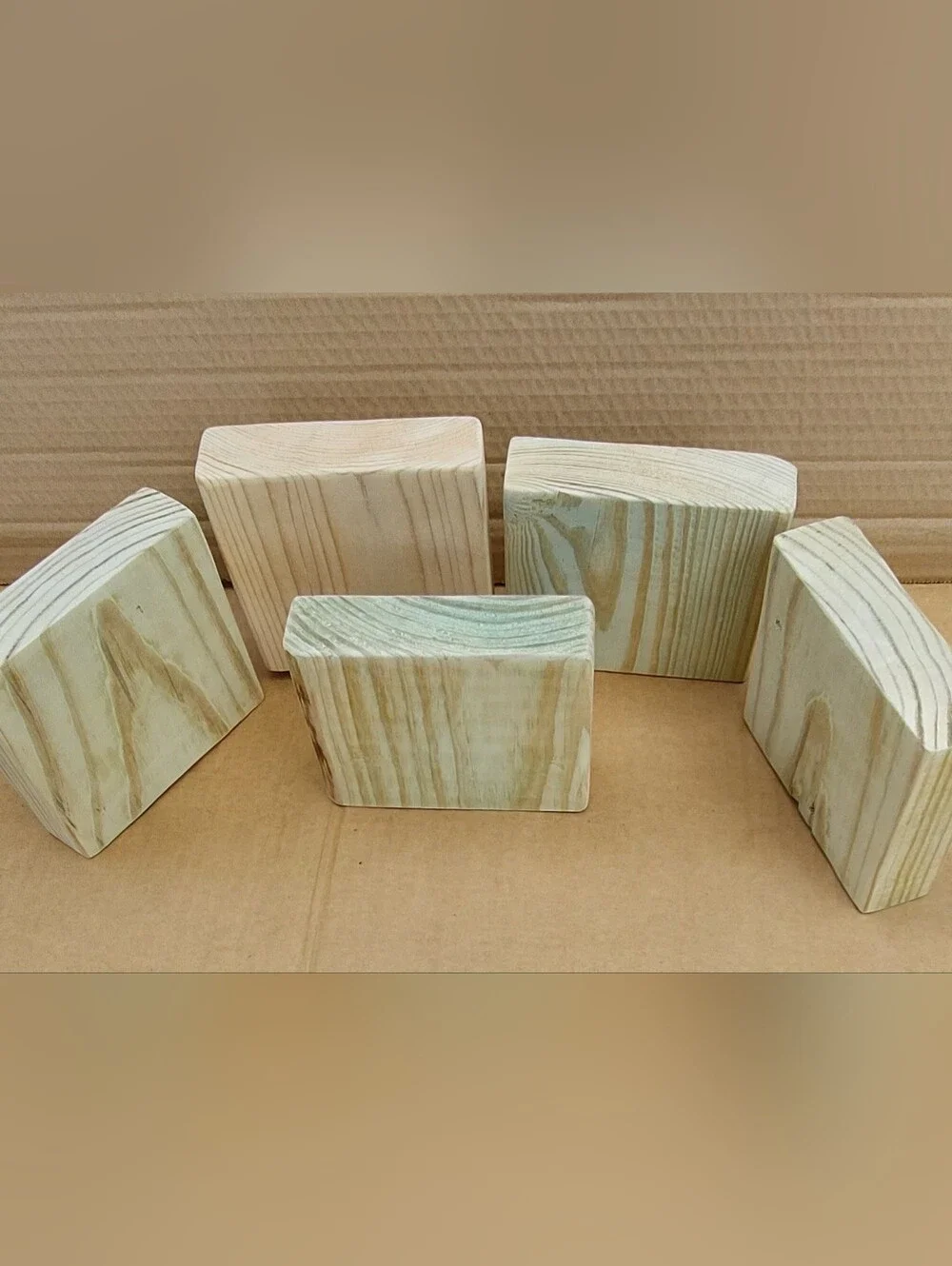 5 Assorted Wood Pieces